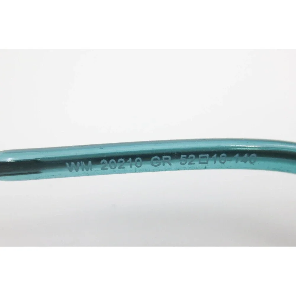 White Mountain WM 20210 GR Gunmetal Teal Rectangular Eyeglass Frames 52-16-140